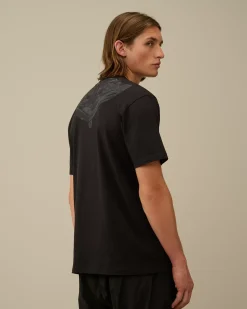 T-shirts & Polo<C.P. Company 30/1 Jersey Back Goggle T-Shirt Black
