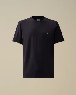T-shirts & Polo<C.P. Company 30/1 Jersey Back Goggle T-Shirt Total Eclipse – Blue