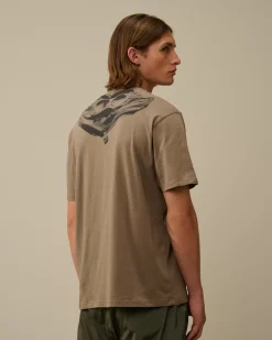 T-shirts & Polo<C.P. Company 30/1 Jersey Back Goggle T-Shirt Walnut – Beige