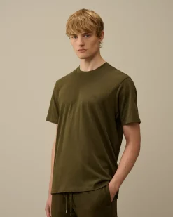 T-shirts & Polo<C.P. Company 30/1 Jersey Back Goggle T-Shirt Ivy Green