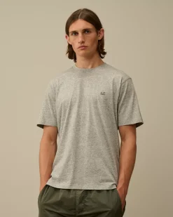 T-shirts & Polo<C.P. Company 30/1 Jersey Back Goggle T-Shirt Greystone Melange