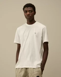 T-shirts & Polo<C.P. Company 30/1 Jersey Back Goggle T-Shirt Gauze White