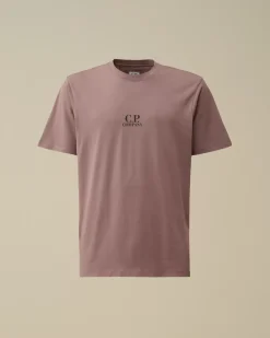 T-shirts & Polo<C.P. Company 30/1 Jersey Bold British Sailor T-Shirt Purple Dove