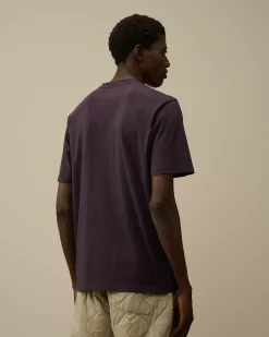 T-shirts & Polo<C.P. Company 30/1 Jersey British Sailor T-Shirt Nightshade – Purple