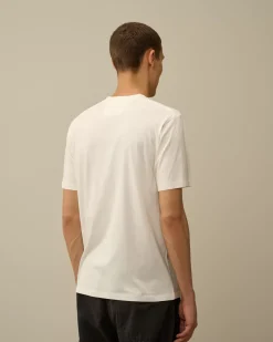 T-shirts & Polo<C.P. Company 30/1 Jersey Waffled British Sailor T-Shirt Gauze White