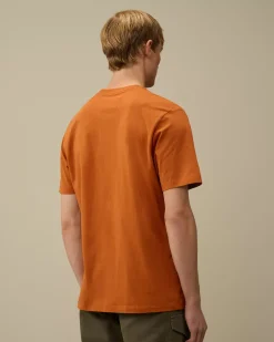 T-shirts & Polo<C.P. Company 30/1 Jersey Waffled British Sailor T-Shirt Bombay Brown