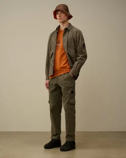 T-shirts & Polo<C.P. Company 30/1 Jersey Waffled British Sailor T-Shirt Bombay Brown