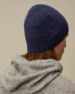 Hats<C.P. Company Alpaca Soft Logo Beanie Estate Blue