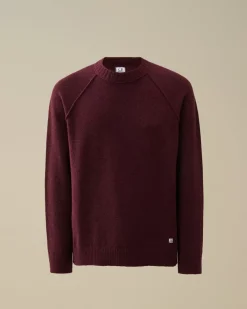 Jumpers<C.P. Company Alpaca Wool Crewneck Knit Potent Purple