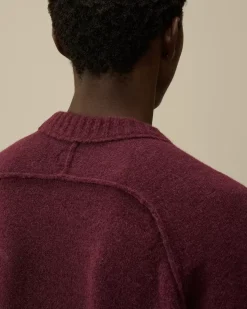 Jumpers<C.P. Company Alpaca Wool Crewneck Knit Potent Purple