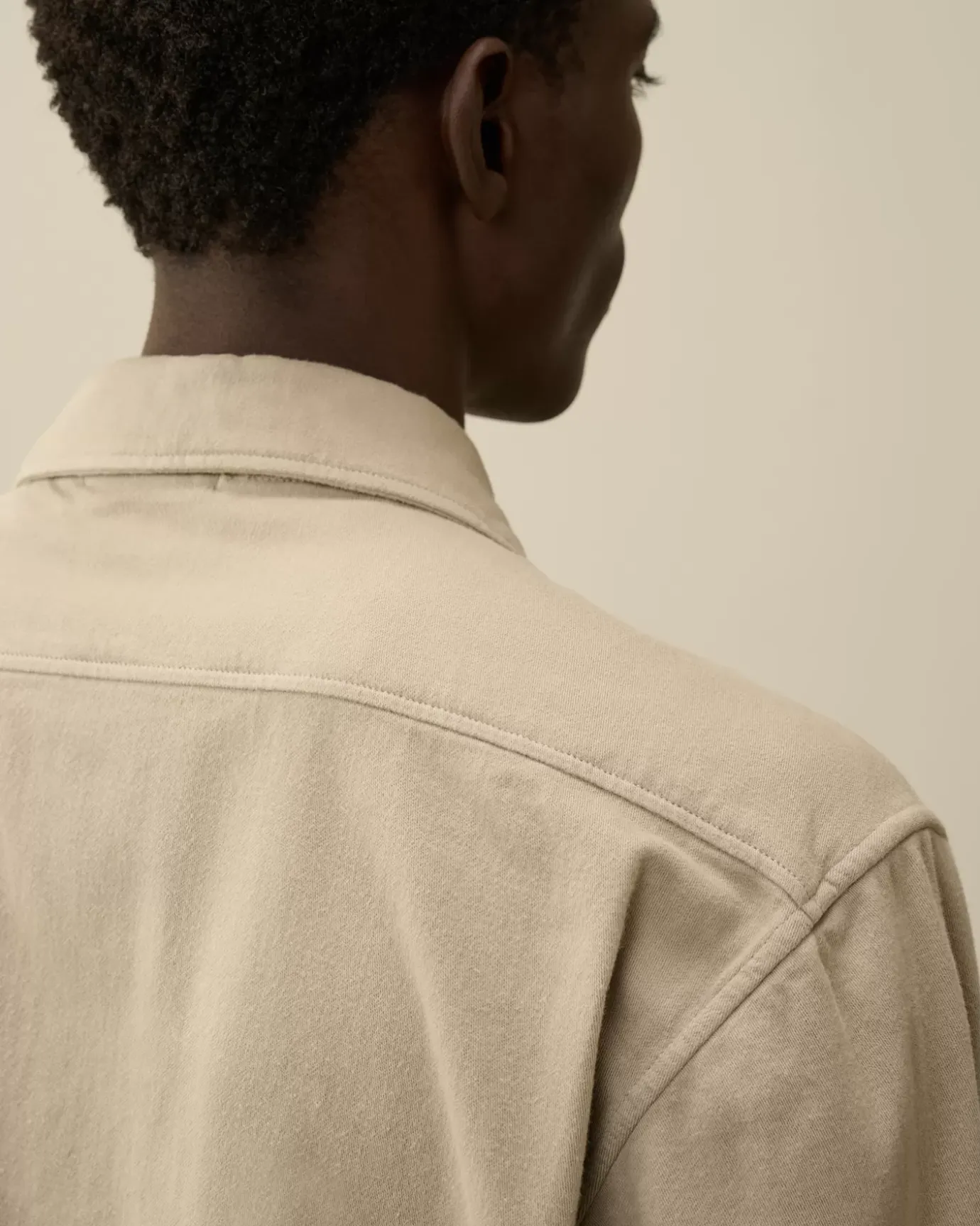 Shirt<C.P. Company Armored Stretch Satin Buttoned Shirt Vintage Khaki – Beige