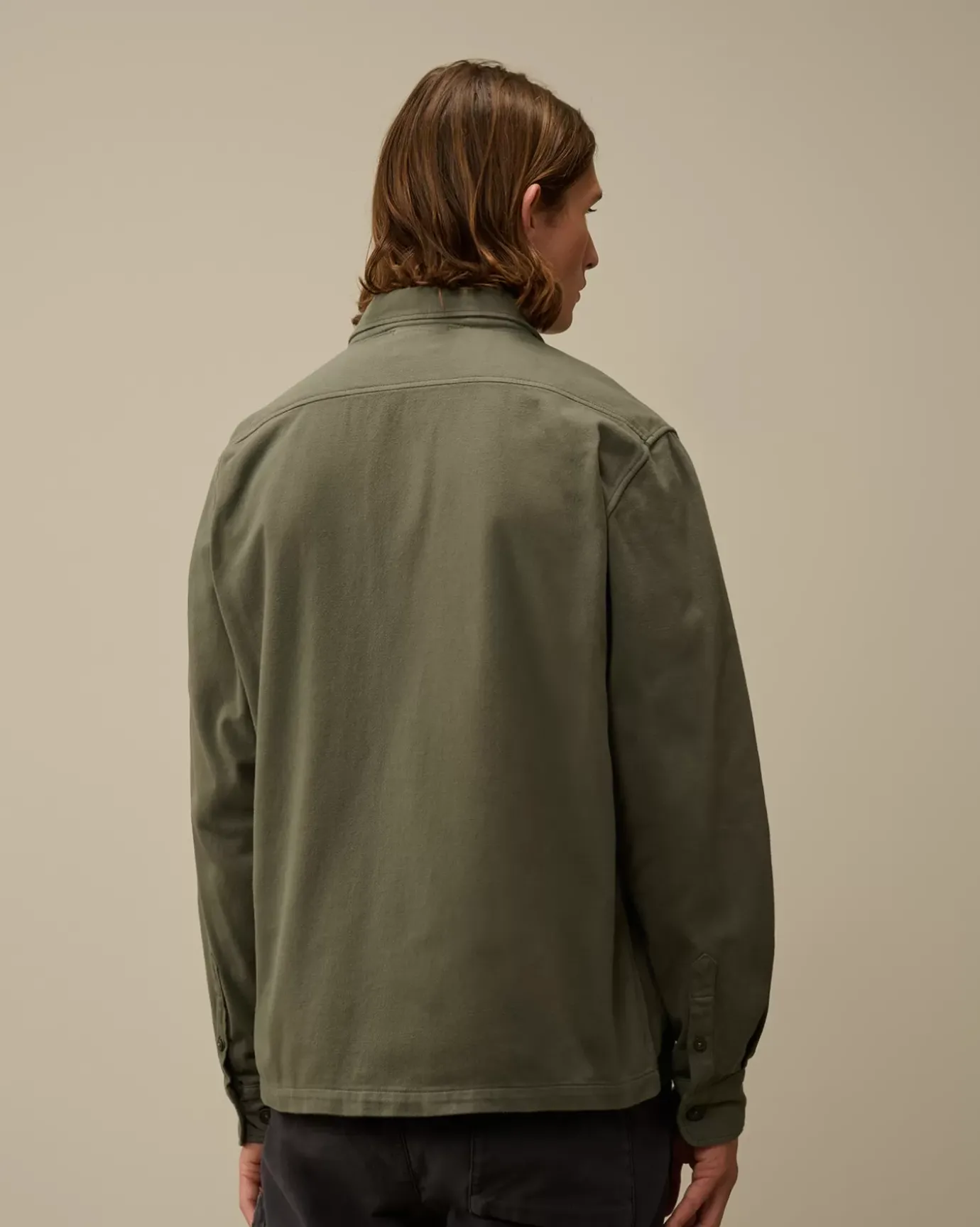 Shirt<C.P. Company Armored Stretch Satin Buttoned Shirt Grape Leaf – Green