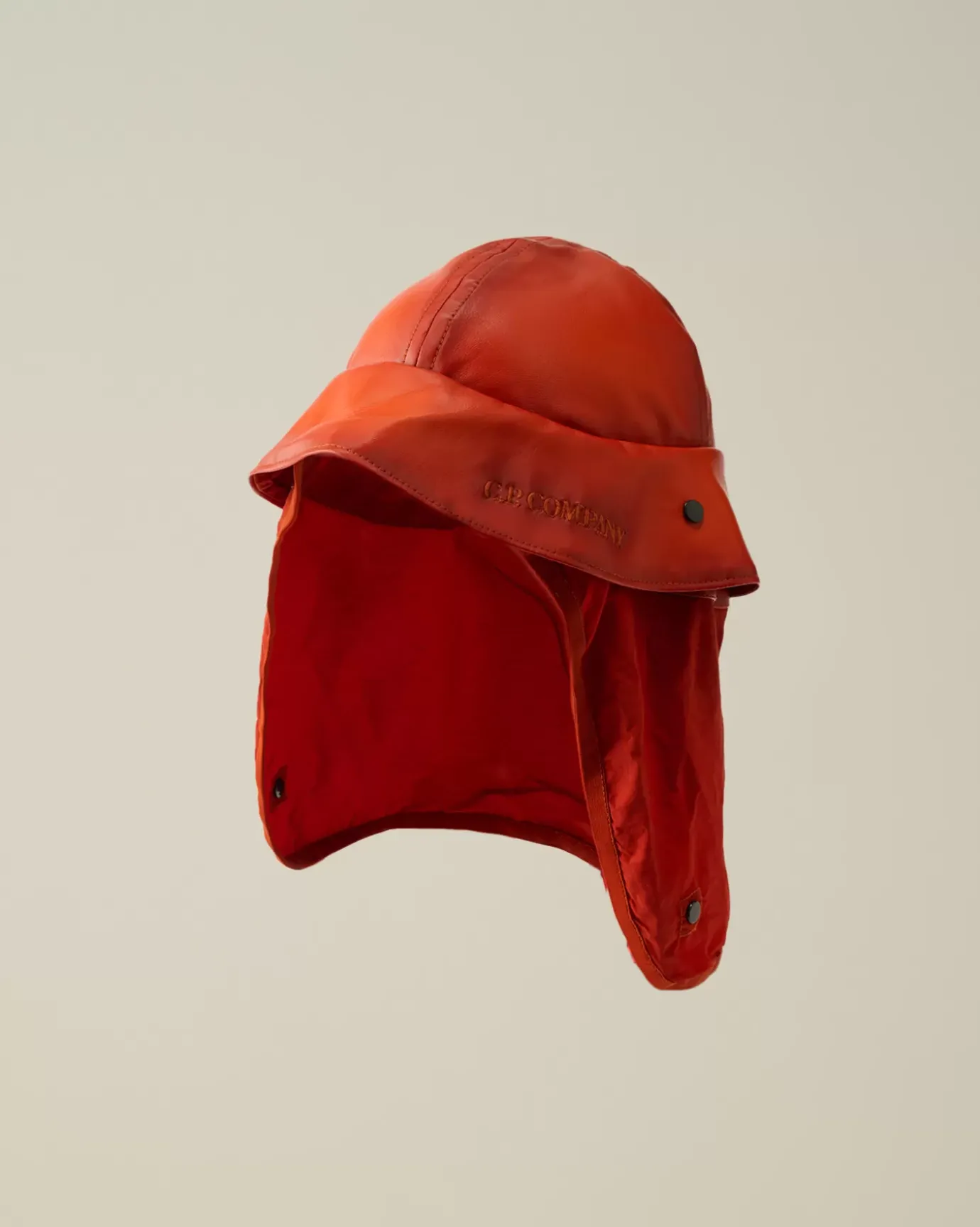 Hats<C.P. Company Bi-Film Neck Flap Bucket Hat Bombay Brown