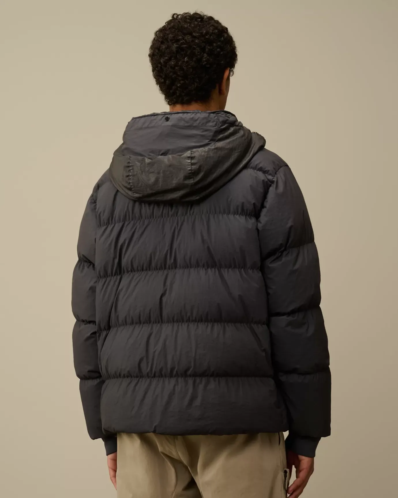 Jacket & Coats<C.P. Company Bi-TM Goggle Down Jacket Black Sand