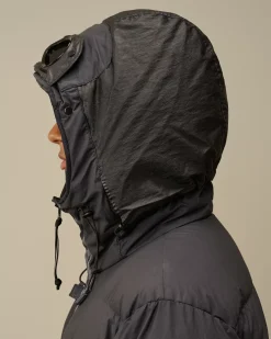 Jacket & Coats<C.P. Company Bi-TM Goggle Down Jacket Black Sand