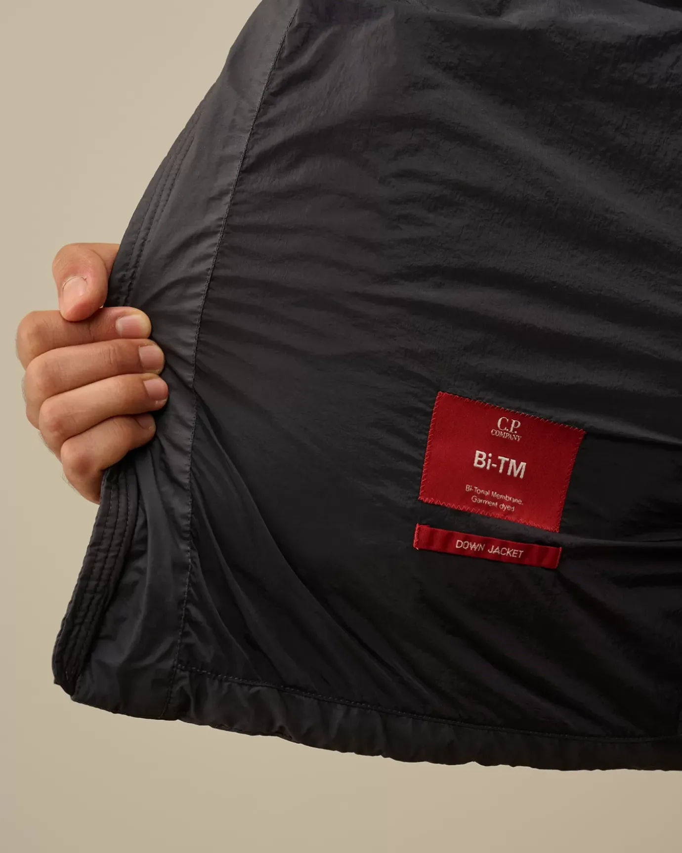 Jacket & Coats<C.P. Company Bi-TM Goggle Down Jacket Black Sand