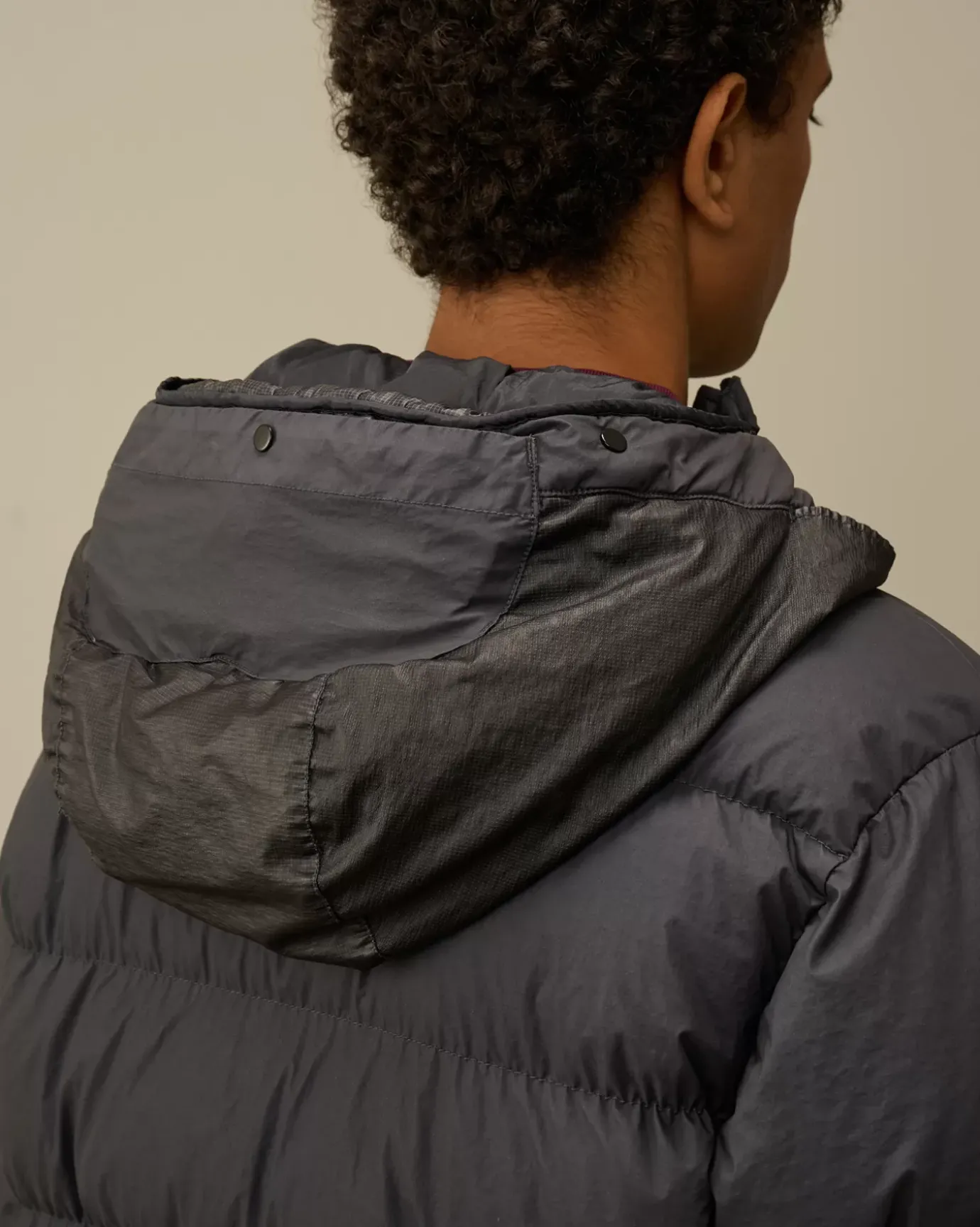 Jacket & Coats<C.P. Company Bi-TM Goggle Down Jacket Black Sand