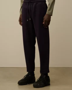 Tracksuits & Shorts<C.P. Company Brushed and Emerized Diagonal Fleece Cargo Sweatpants Nightshade – Purple