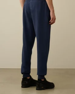 Tracksuits & Shorts<C.P. Company Brushed and Emerized Diagonal Fleece Cargo Sweatpants Estate Blue
