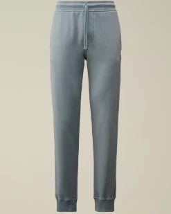 Tracksuits & Shorts<C.P. Company Brushed and Emerized Diagonal Fleece Cargo Sweatpants Flint Stone – Blue