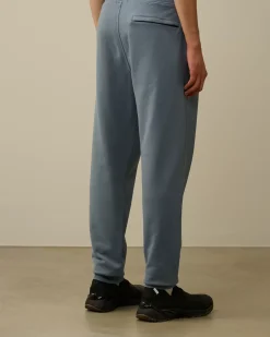 Tracksuits & Shorts<C.P. Company Brushed and Emerized Diagonal Fleece Cargo Sweatpants Flint Stone – Blue