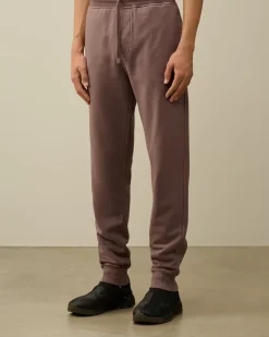 Tracksuits & Shorts<C.P. Company Brushed and Emerized Diagonal Fleece Cargo Sweatpants Purple Dove