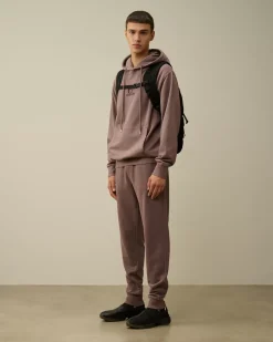 Tracksuits & Shorts<C.P. Company Brushed and Emerized Diagonal Fleece Cargo Sweatpants Purple Dove