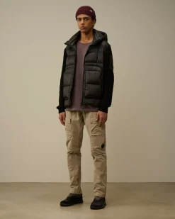 T-shirts & Polo<C.P. Company Brushed Jersey Mixed Boxy Longsleeve T-Shirt Boulevard – Violet