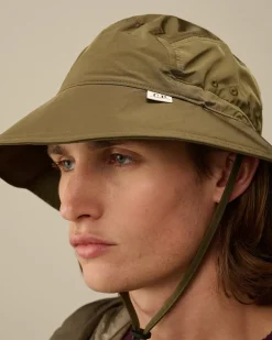 Hats<C.P. Company Chome-R Safari Hat Ivy Green