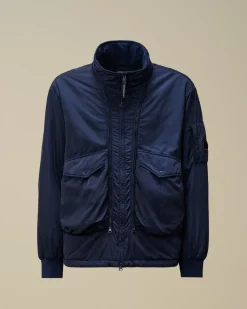 Jacket & Coats<C.P. Company Chrome-R Body Zippers Padded Jacket Estate Blue