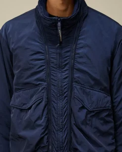 Jacket & Coats<C.P. Company Chrome-R Body Zippers Padded Jacket Estate Blue