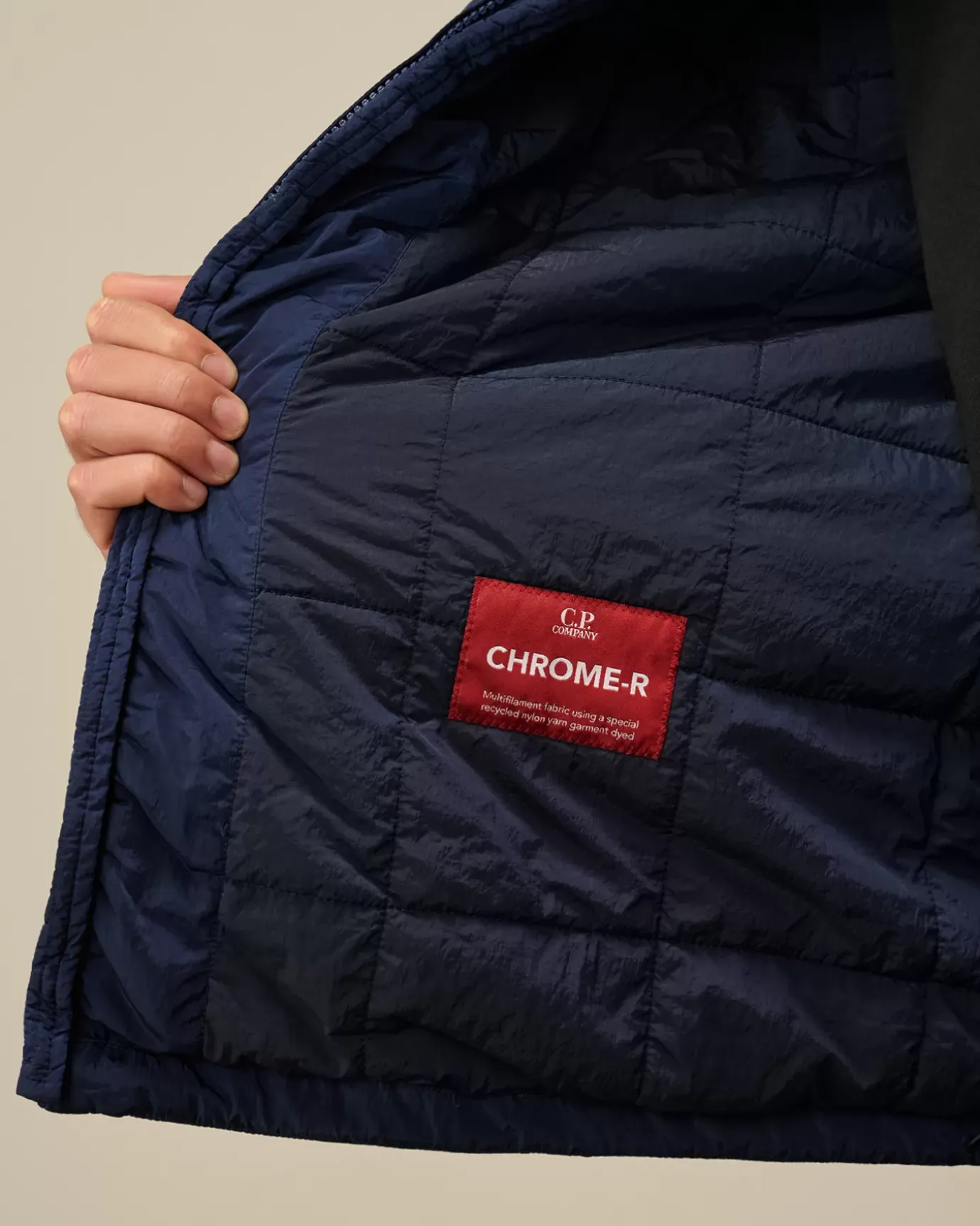Jacket & Coats<C.P. Company Chrome-R Body Zippers Padded Jacket Estate Blue