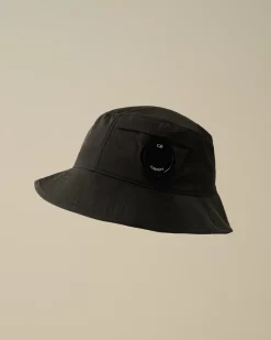 Hats<C.P. Company Chrome-R Bucket Hat Black