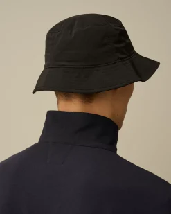 Hats<C.P. Company Chrome-R Bucket Hat Black