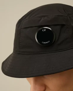 Hats<C.P. Company Chrome-R Bucket Hat Black