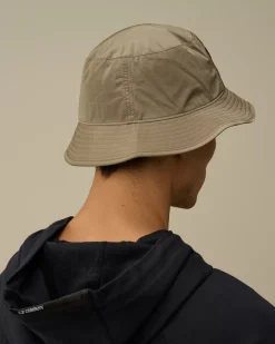 Hats<C.P. Company Chrome-R Bucket Hat Walnut – Beige