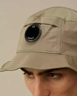 Hats<C.P. Company Chrome-R Bucket Hat Walnut – Beige