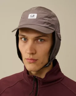 Hats<C.P. Company Chrome-R Earflap Hat Boulevard – Violet