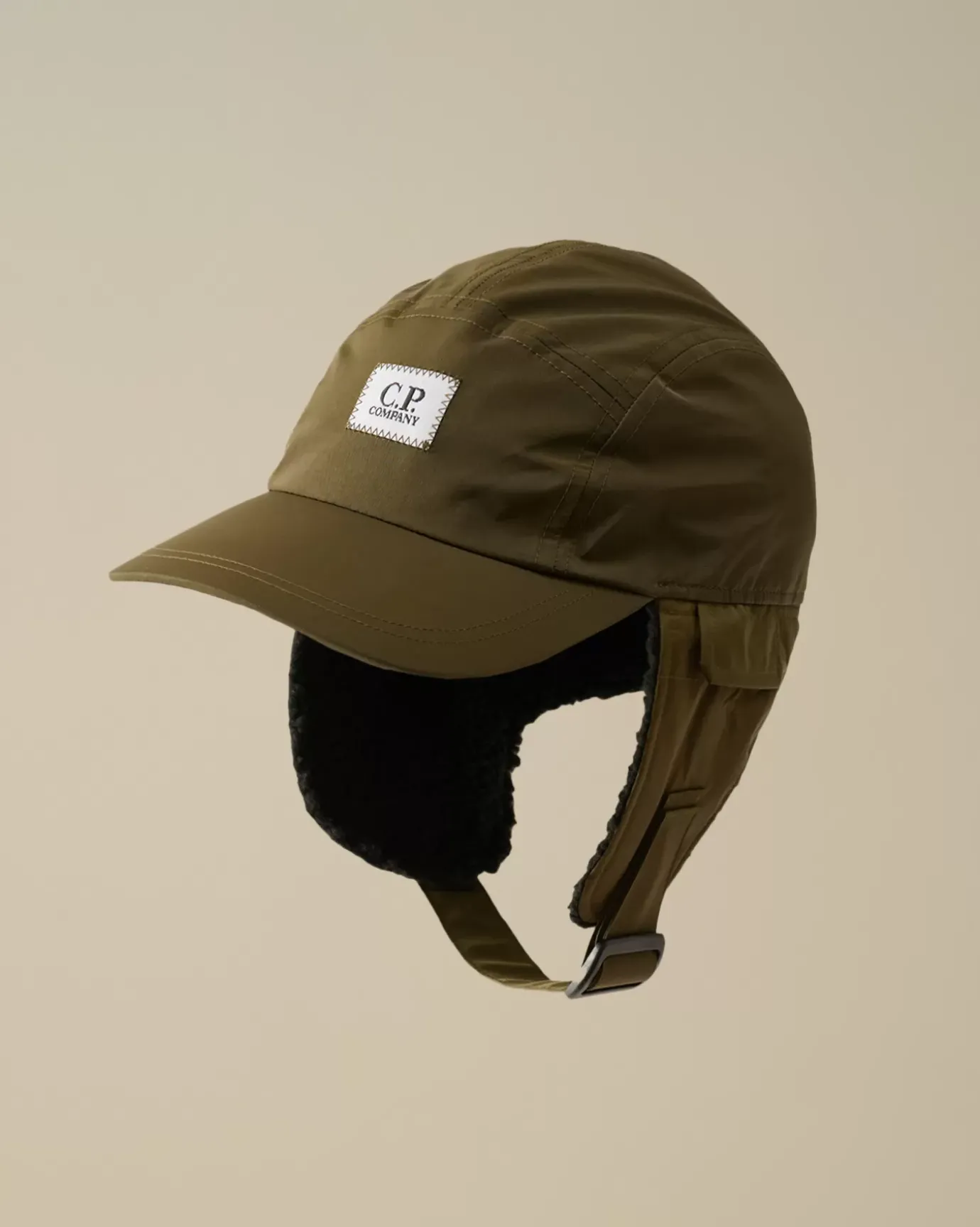 Hats<C.P. Company Chrome-R Earflap Hat Ivy Green