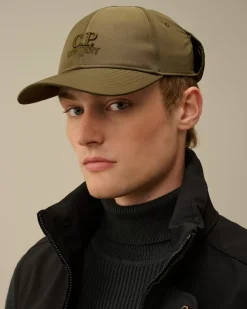 Hats<C.P. Company Chrome-R Goggle Cap Ivy Green