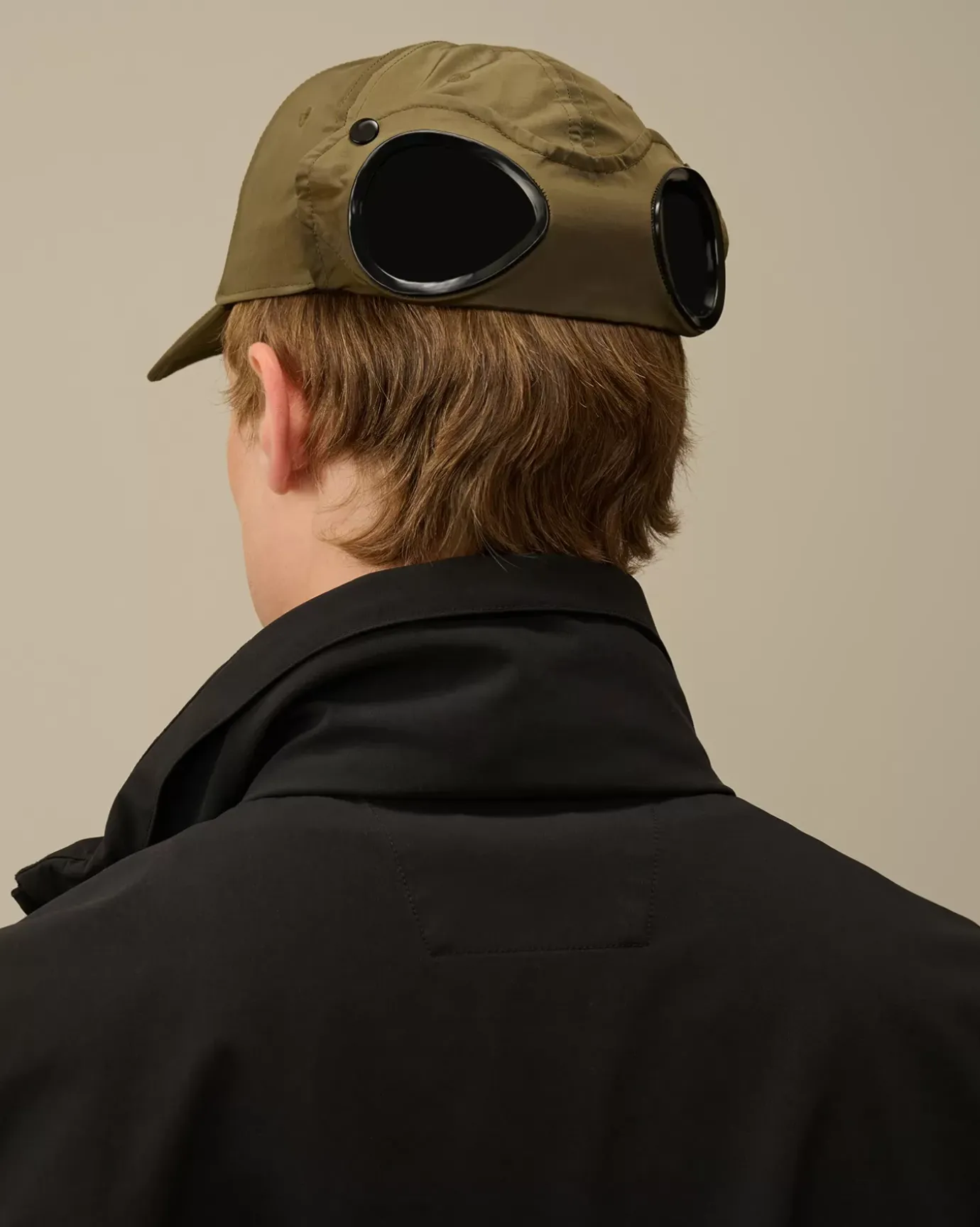 Hats<C.P. Company Chrome-R Goggle Cap Ivy Green