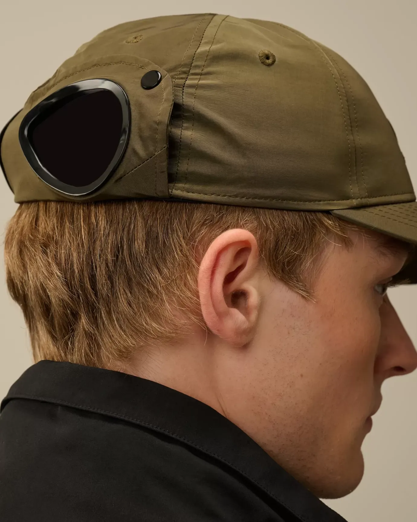 Hats<C.P. Company Chrome-R Goggle Cap Ivy Green