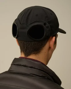 Hats<C.P. Company Chrome-R Goggle Cap Black