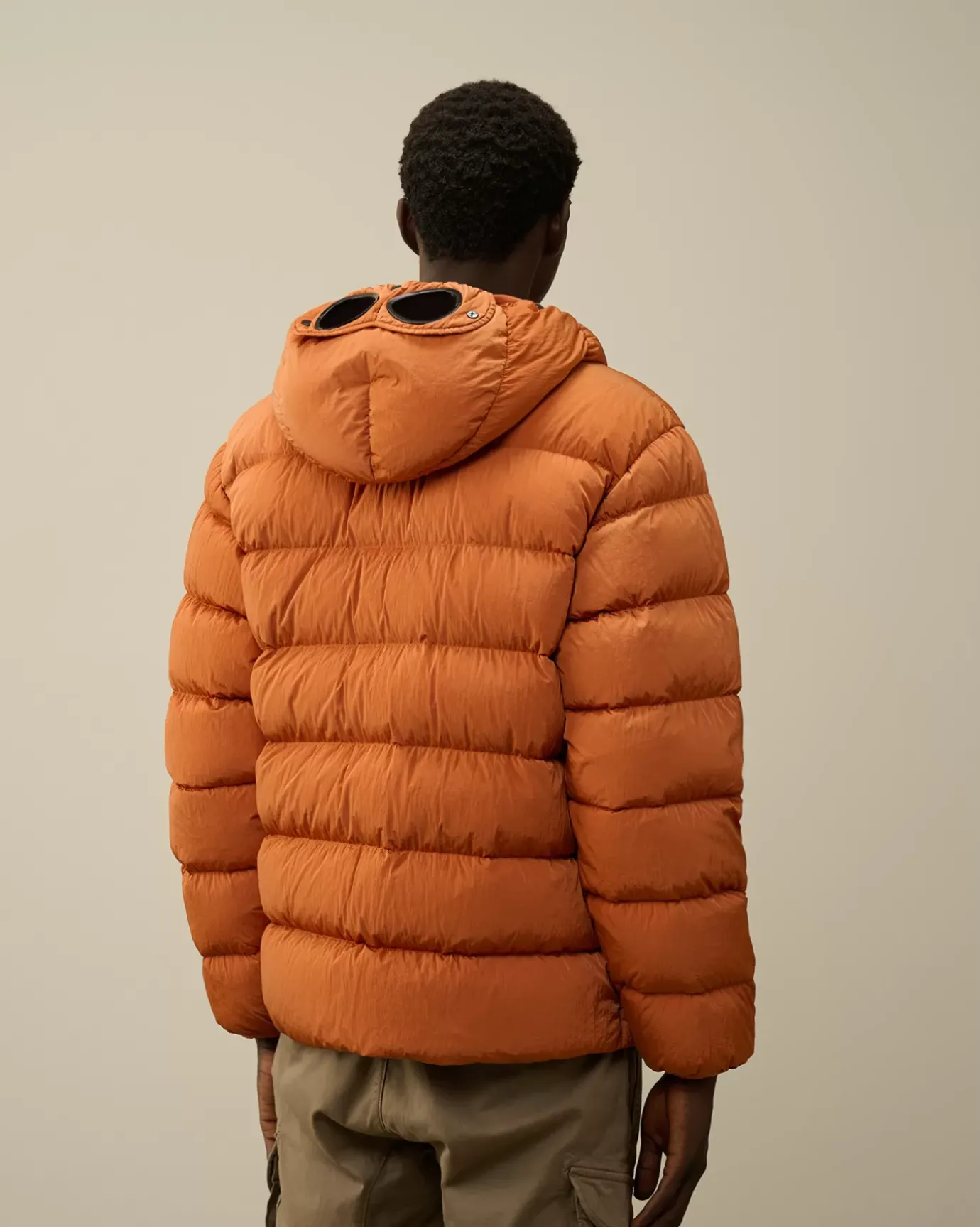 Jacket & Coats<C.P. Company Chrome-R Goggle Down Jacket Bombay Brown