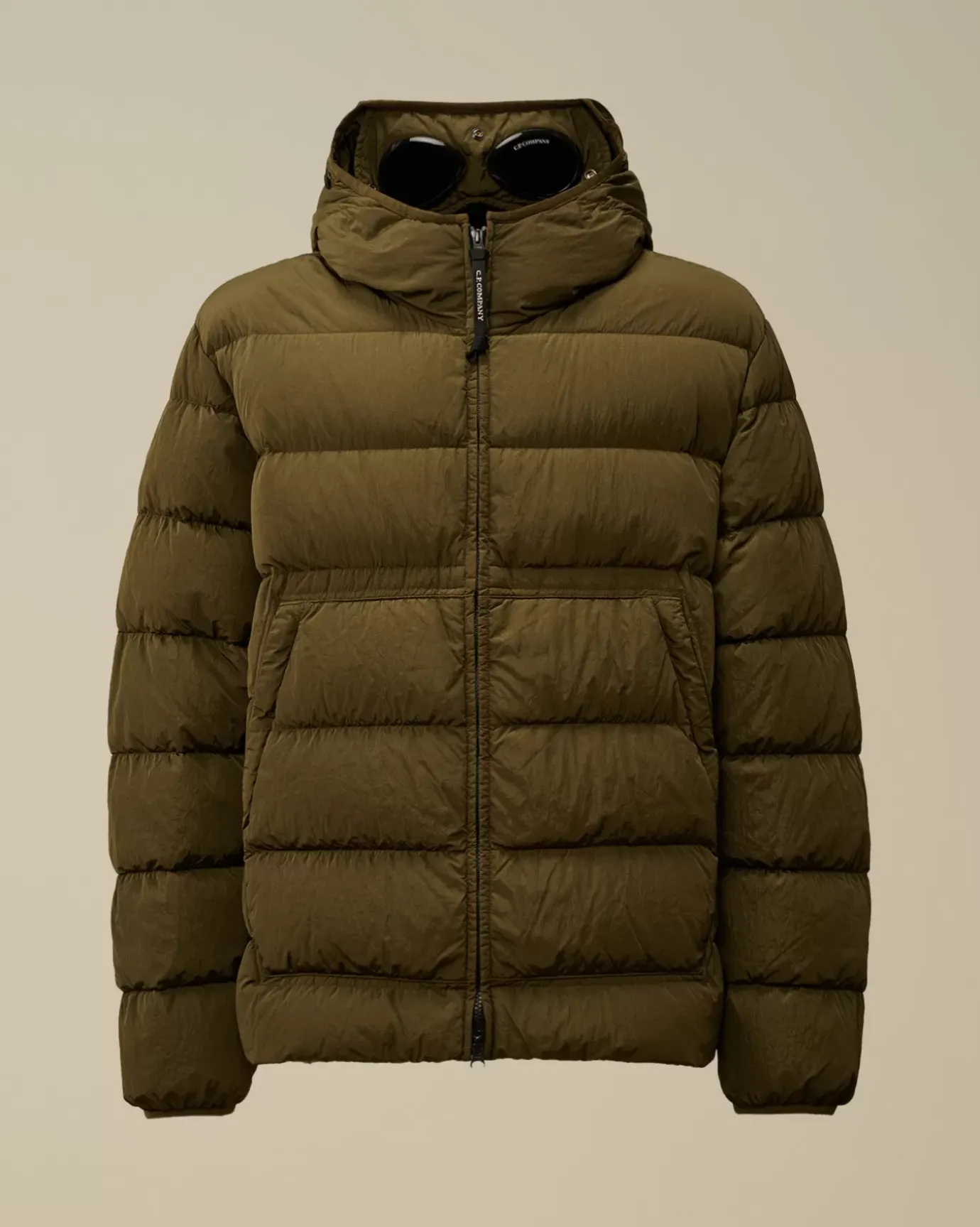 Jacket & Coats<C.P. Company Chrome-R Goggle Down Jacket Ivy Green