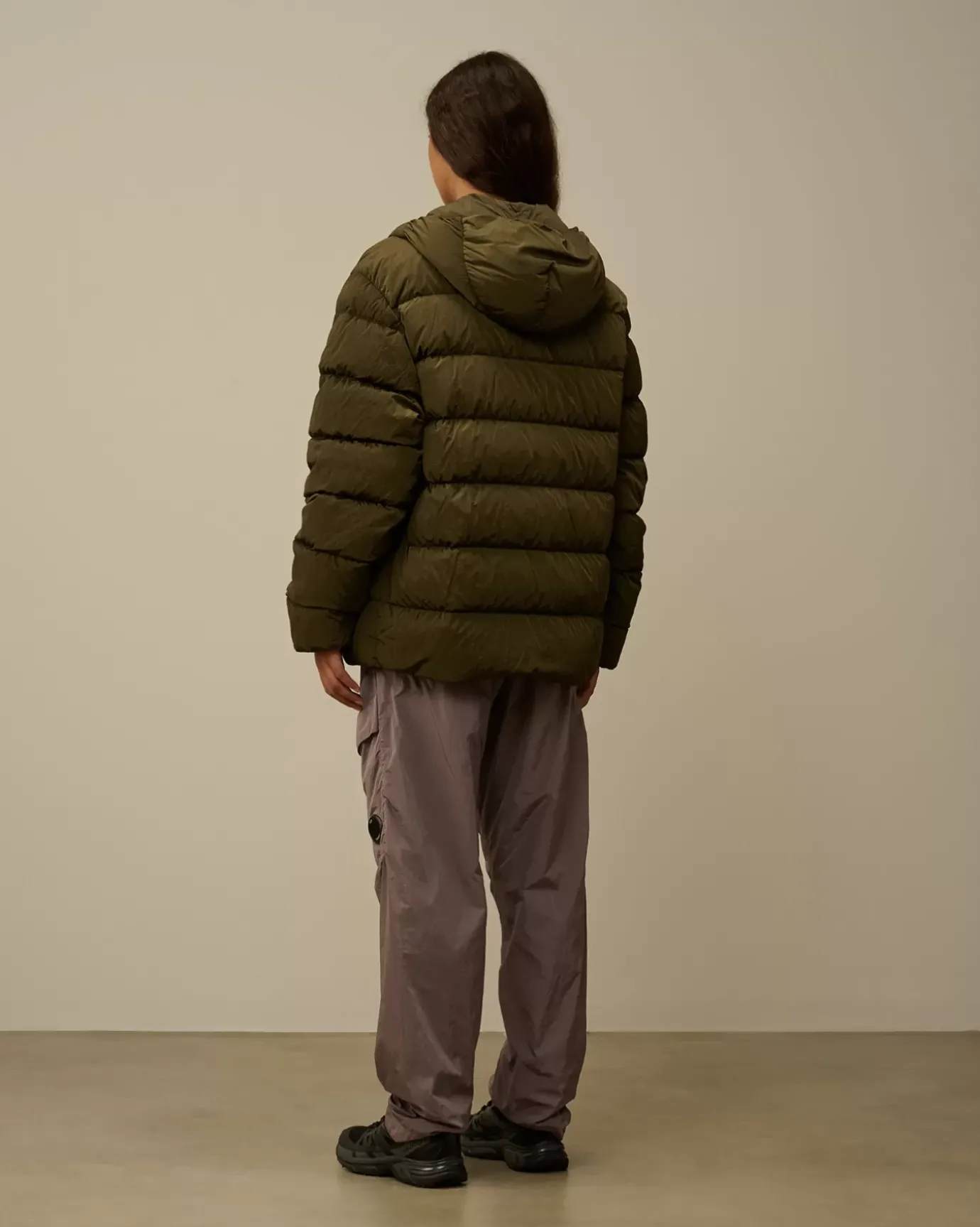 Jacket & Coats<C.P. Company Chrome-R Goggle Down Jacket Ivy Green
