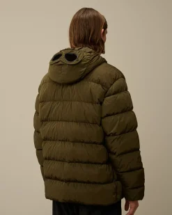 Jacket & Coats<C.P. Company Chrome-R Goggle Down Jacket Ivy Green