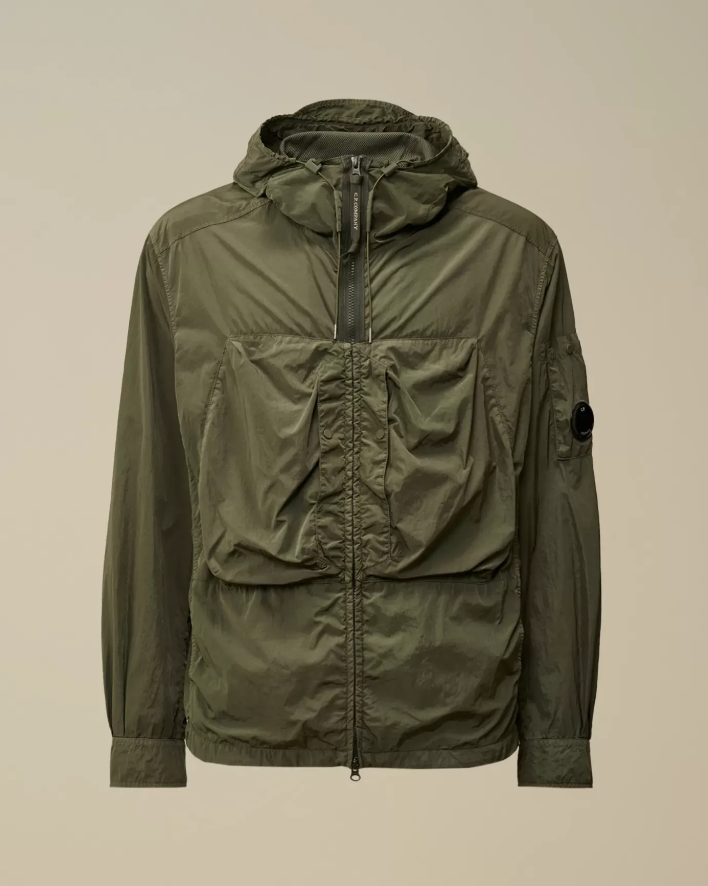 Overshirt<C.P. Company Chrome-R Hooded Overshirt Grape Leaf – Green