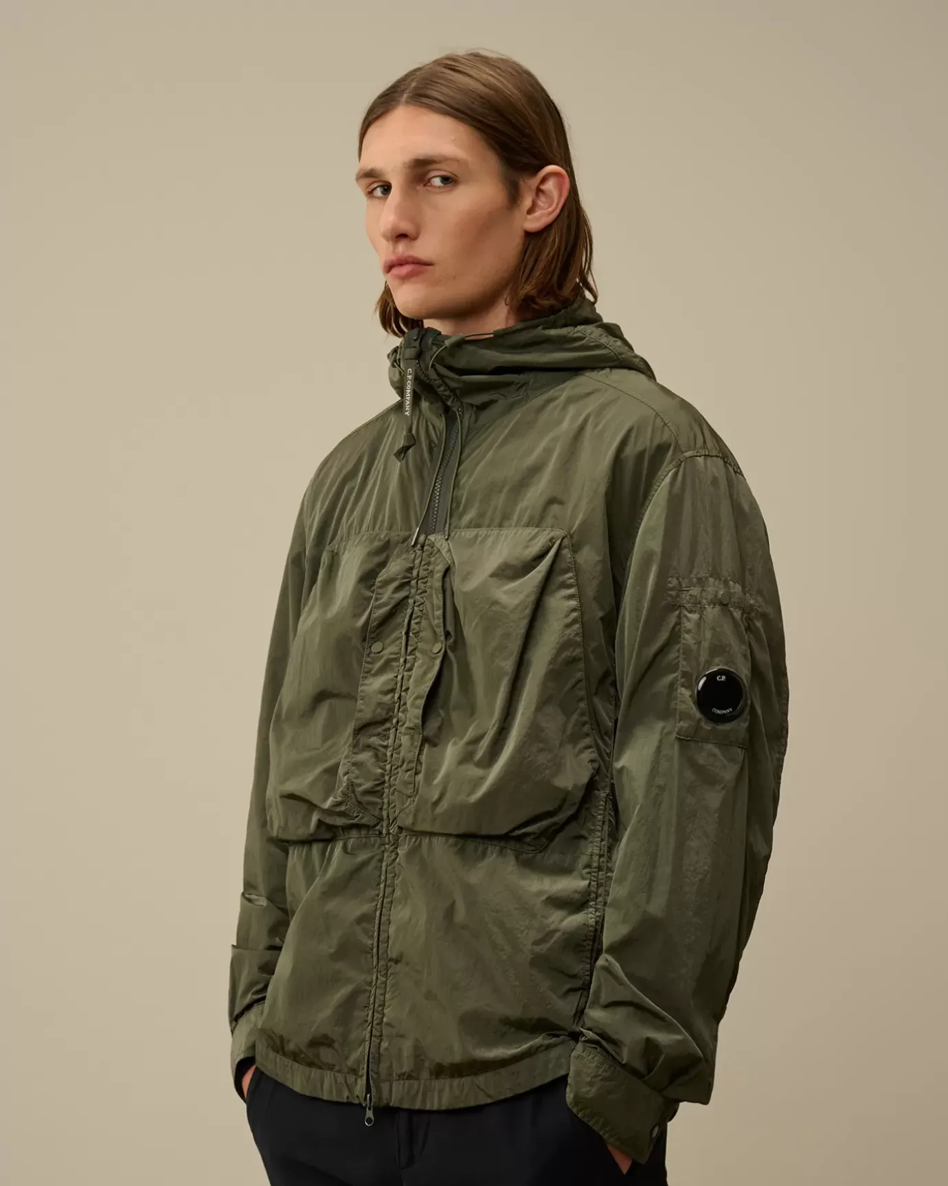 Overshirt<C.P. Company Chrome-R Hooded Overshirt Grape Leaf – Green