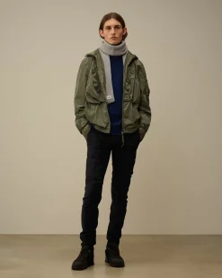 Overshirt<C.P. Company Chrome-R Hooded Overshirt Grape Leaf – Green